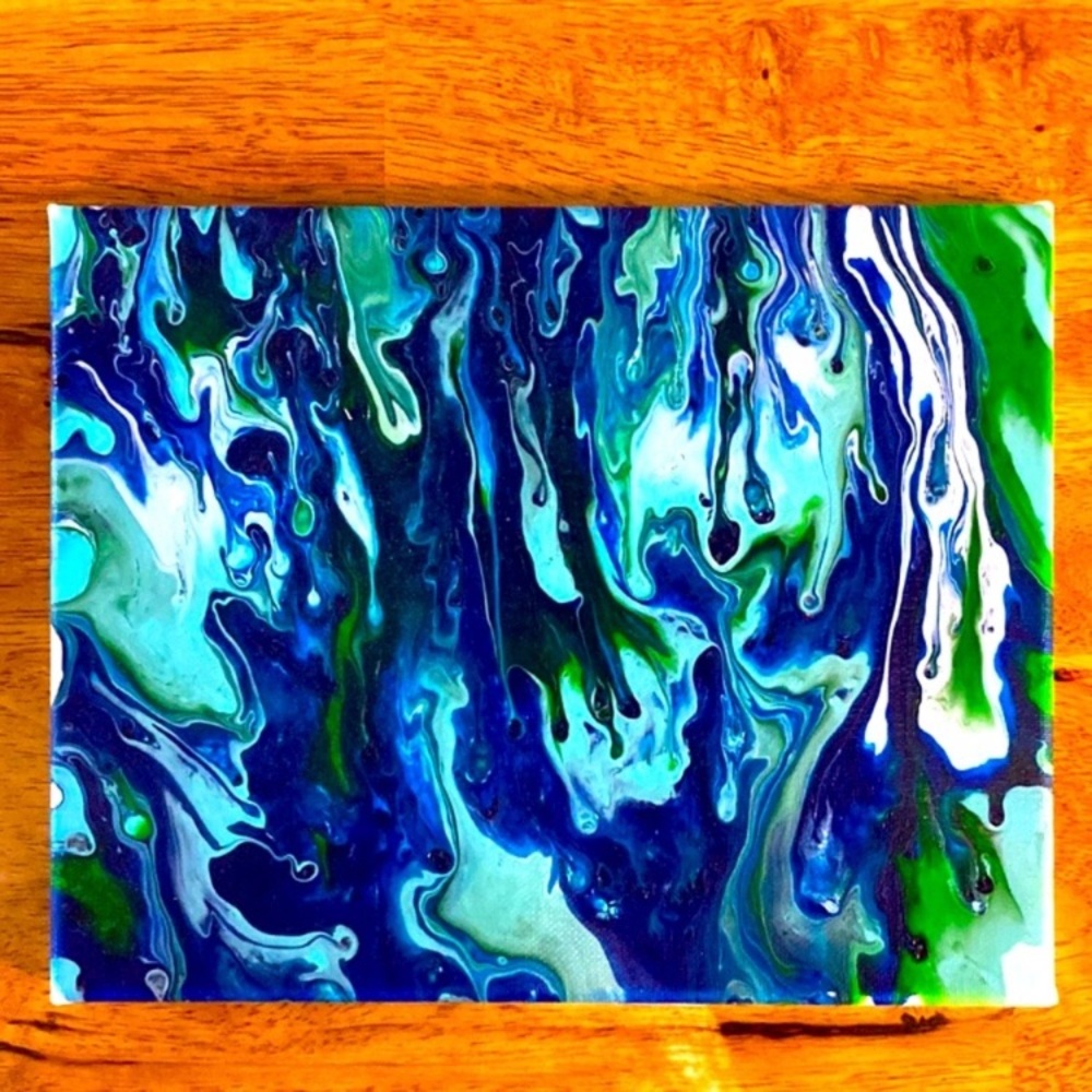 Acrylic Pour on Canvas